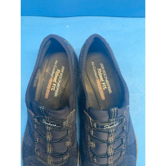 Skechers Women's Relaxed Fit: Breathe-Easy - Opportuknity 23855 Navy Size 8 - Picture 4 of 12